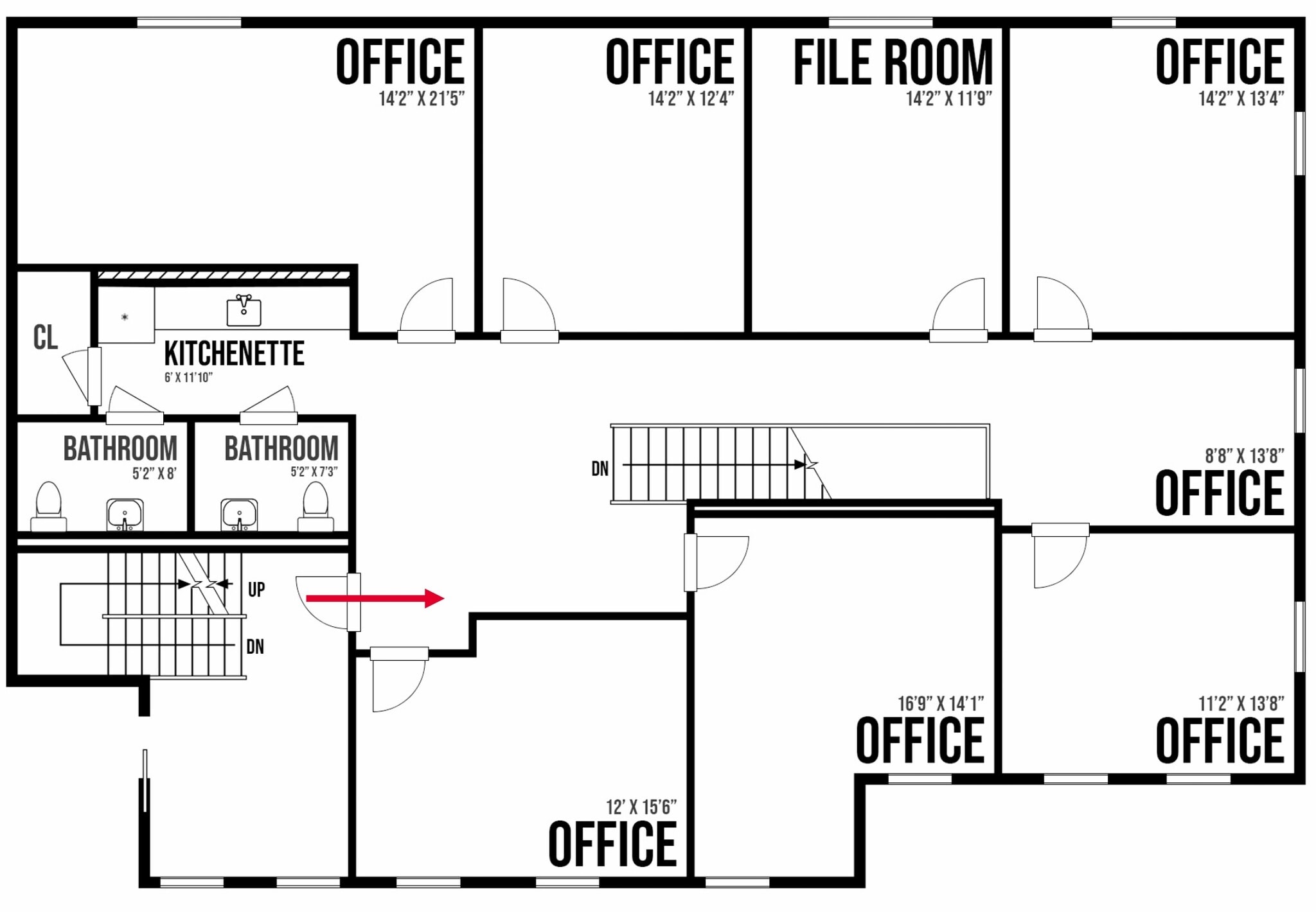 308 Wolfe St, Fredericksburg, VA à vendre Plan d’étage- Image 1 de 1