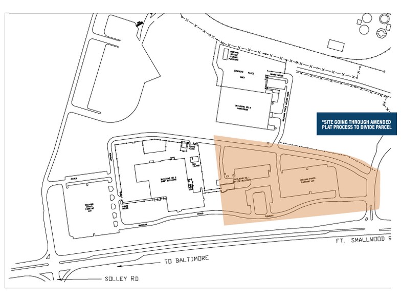 1005 Brandon Shores Rd, Baltimore, MD à vendre - Plan de site - Image 2 de 5