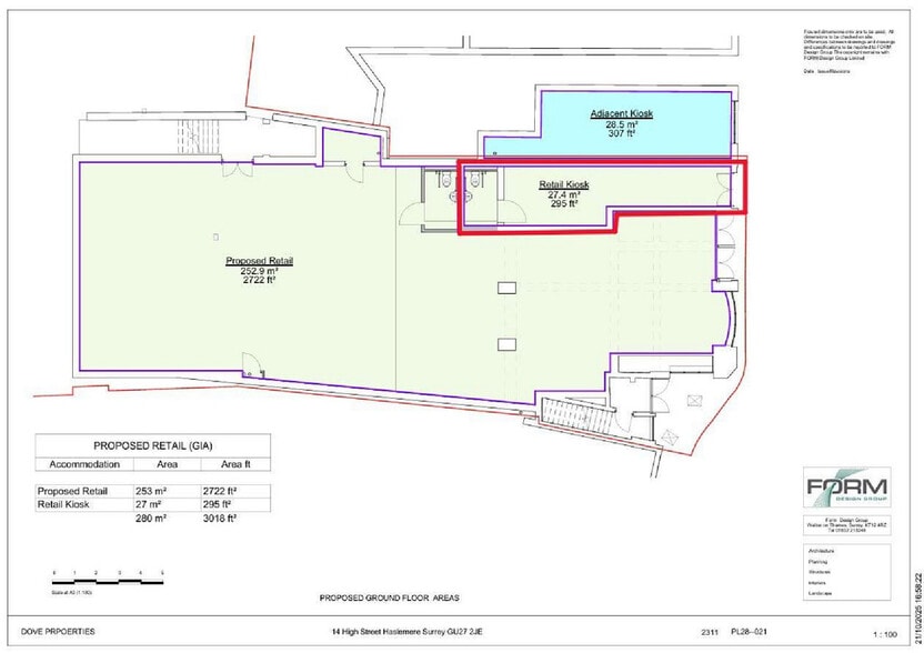 14-14A High St, Haslemere for lease - Floor Plan - Image 3 of 4
