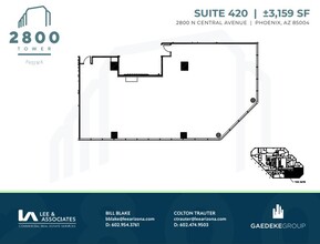 2800 N Central Ave, Phoenix, AZ for lease Floor Plan- Image 1 of 1