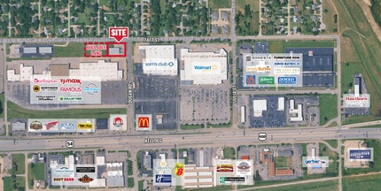 515 S Dugan Rd, Wichita, KS - AÉRIEN Vue de la carte - Image1