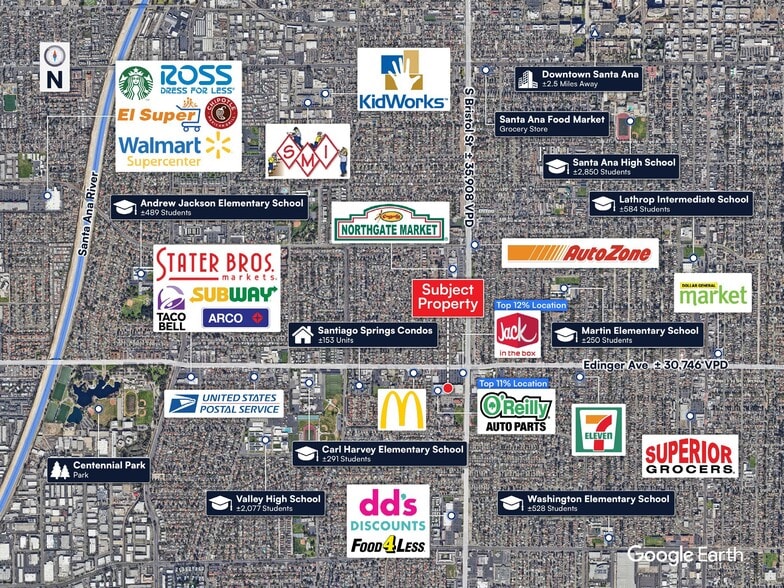 1350-1400 W Edinger Ave, Santa Ana, CA for lease - Building Photo - Image 3 of 3