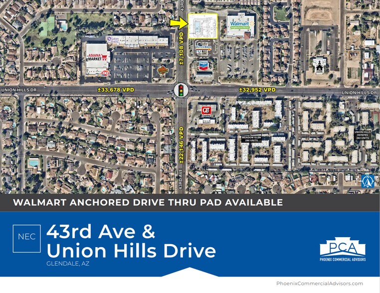 4240 W Union Hills Dr, Glendale, AZ à vendre - Photo du bâtiment - Image 1 de 2