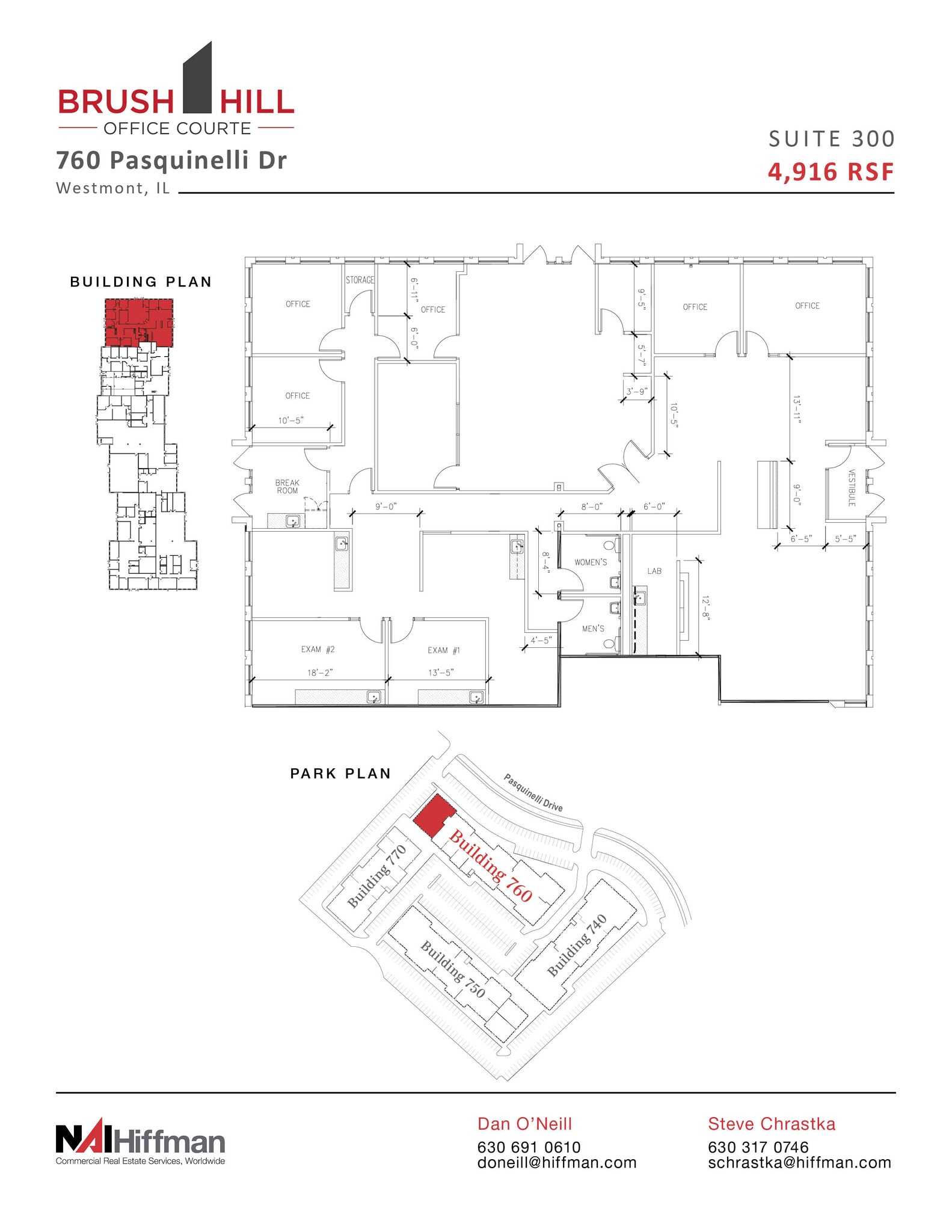 740 Pasquinelli Dr, Westmont, IL for lease Floor Plan- Image 1 of 1