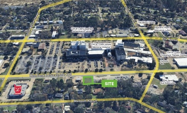 1114 Frank Ave, Lufkin, TX - Aérien Vue de la carte
