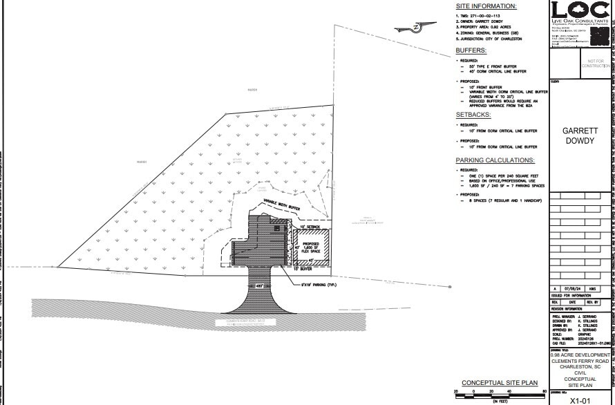 Clements Ferry Road, Charleston, SC for sale - Site Plan - Image 2 of 3