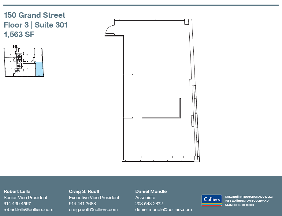 150 Grand St, White Plains, NY for lease Floor Plan- Image 1 of 2
