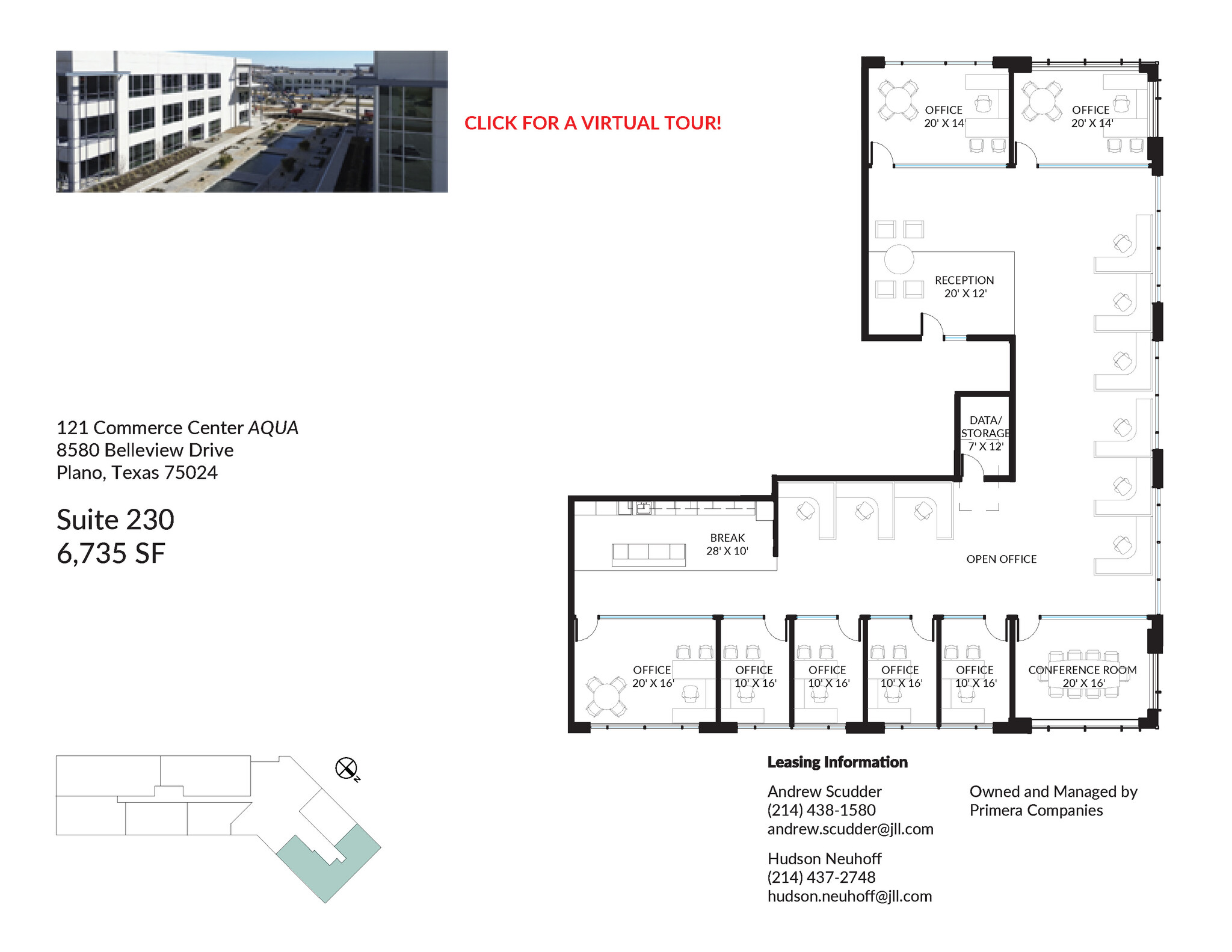 8560 Belleview Dr, Plano, TX for lease Floor Plan- Image 1 of 2