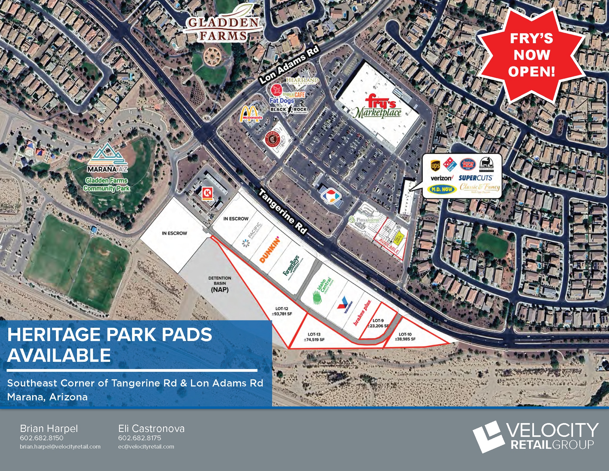 SEC Tangerine Farms Rd & Lon Adams Rd, Marana, AZ for sale Building Photo- Image 1 of 4