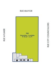 1450-1480 Rue City Councillors, Montréal, QC à louer Plan d’étage- Image 1 de 1
