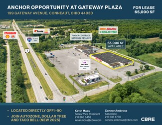 Plus de détails pour 199 Gateway Ave, Conneaut, OH - Commerce de détail à louer