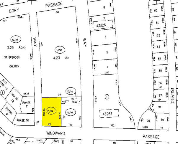 280 Windward Rd, Clearwater Beach, FL for lease - Plat Map - Image 2 of 2