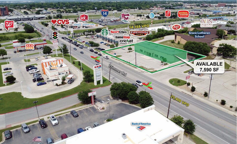 2602 Trimmier Rd, Killeen, TX à louer - Photo du bâtiment - Image 3 de 5