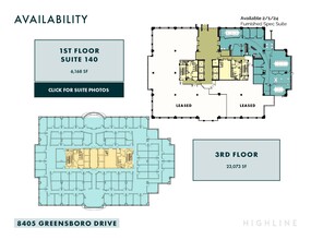 8405 Greensboro Dr, McLean, VA à louer Plan d  tage- Image 1 de 1