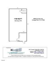 8945-9015 De Soto Ave, Canoga Park, CA à louer Plan d’étage- Image 1 de 1