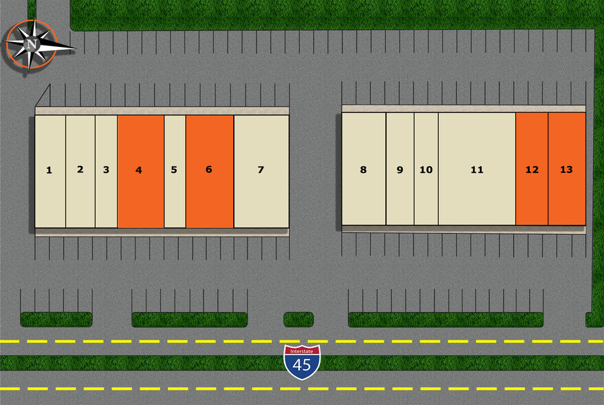 25919 I-45 North, Spring, TX for lease - Site Plan - Image 2 of 2