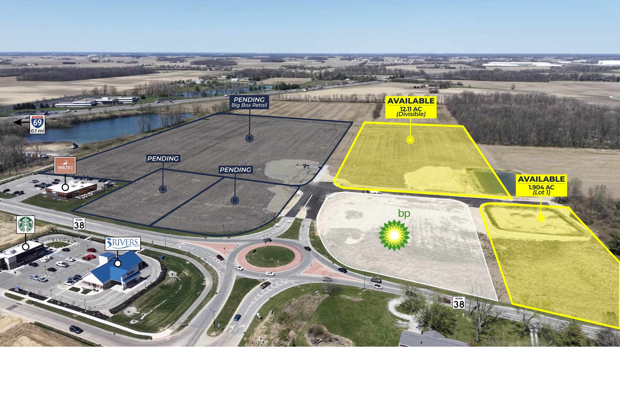 State Road 38 & Heritage Way, Pendleton, IN for lease Primary Photo- Image 1 of 10