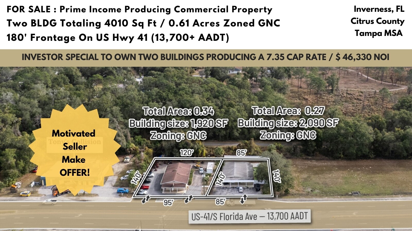 3275-3287 S Florida Ave, Inverness, FL for sale Primary Photo- Image 1 of 40