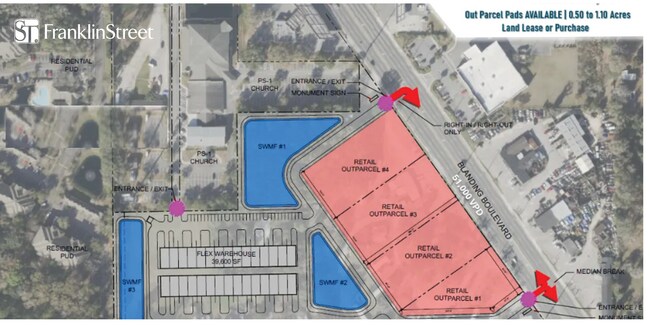 Plus de détails pour 1283 Blanding Blvd, Orange Park, FL - Terrain à vendre