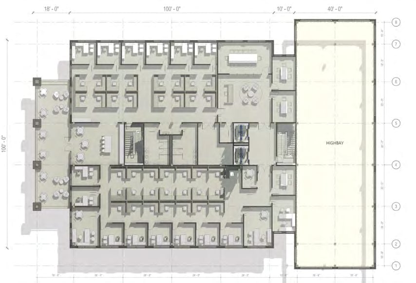 The Forum at Bridge Street, Huntsville, AL for lease Floor Plan- Image 1 of 2