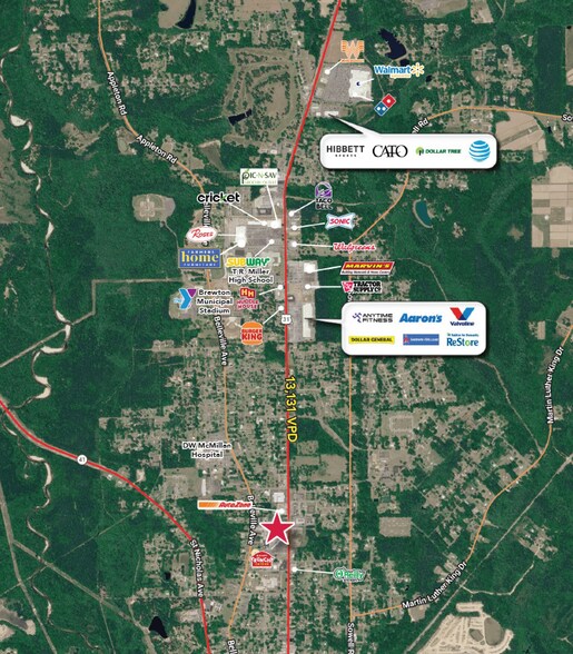 1029 Douglas Ave, Brewton, AL à louer - Photo du bâtiment - Image 2 de 2