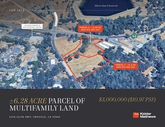 Plus de détails pour 5318 Olive Highway, Oroville, CA - Terrain à vendre