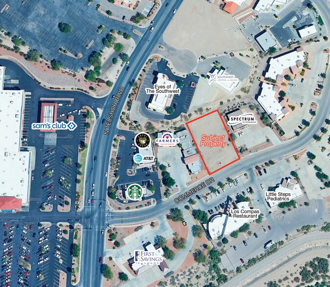 1125 Commerce Dr, Las Cruces, NM à louer - Aérien - Image 3 de 3