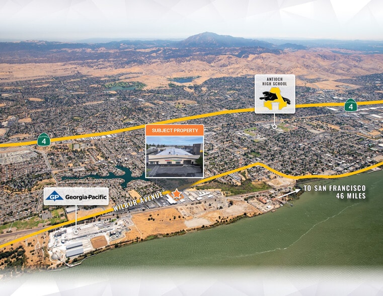 521 Wilbur Ave, Antioch, CA for sale - Aerial - Image 2 of 7