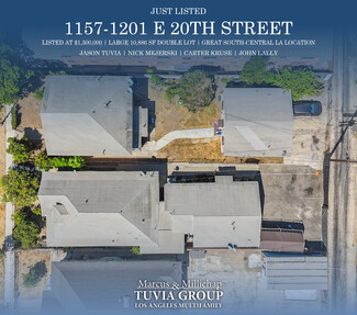 Plus de détails pour 1157 E 20th St, Los Angeles, CA - Terrain à vendre