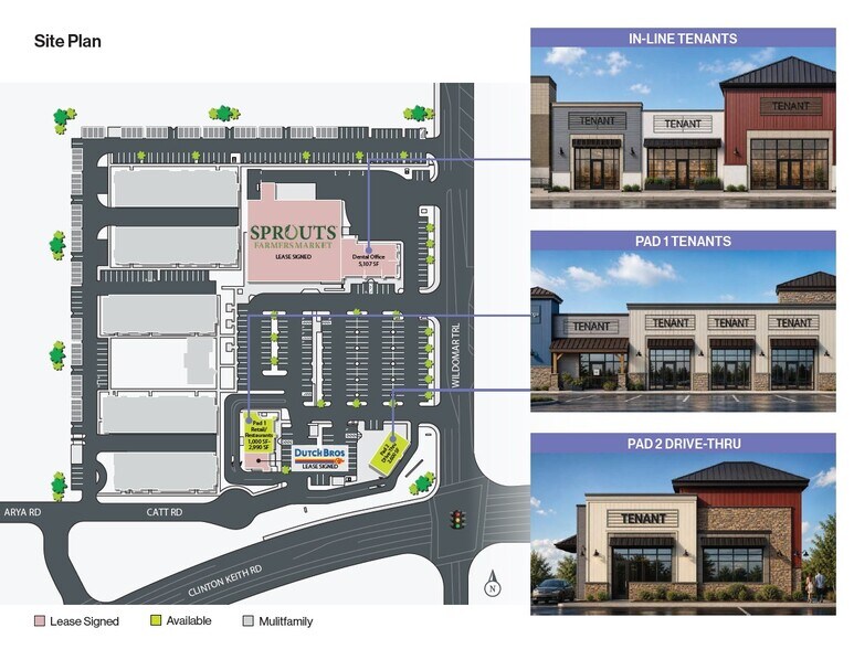 NWC Clinton Keith & Wildomar Trl, Wildomar, CA à louer - Plan de site - Image 3 de 4
