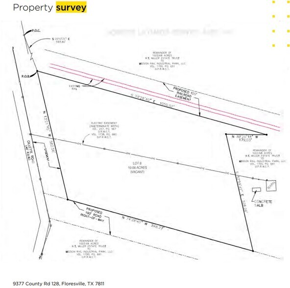 9377 County Road 128, Floresville, TX à vendre - Plan cadastral - Image 2 de 2