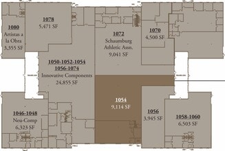 1026-1100 National Pky, Schaumburg, IL for lease Floor Plan- Image 1 of 1