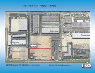 Plus de détails pour 1705 E Sunset Rd, Las Vegas, NV - Terrain à vendre