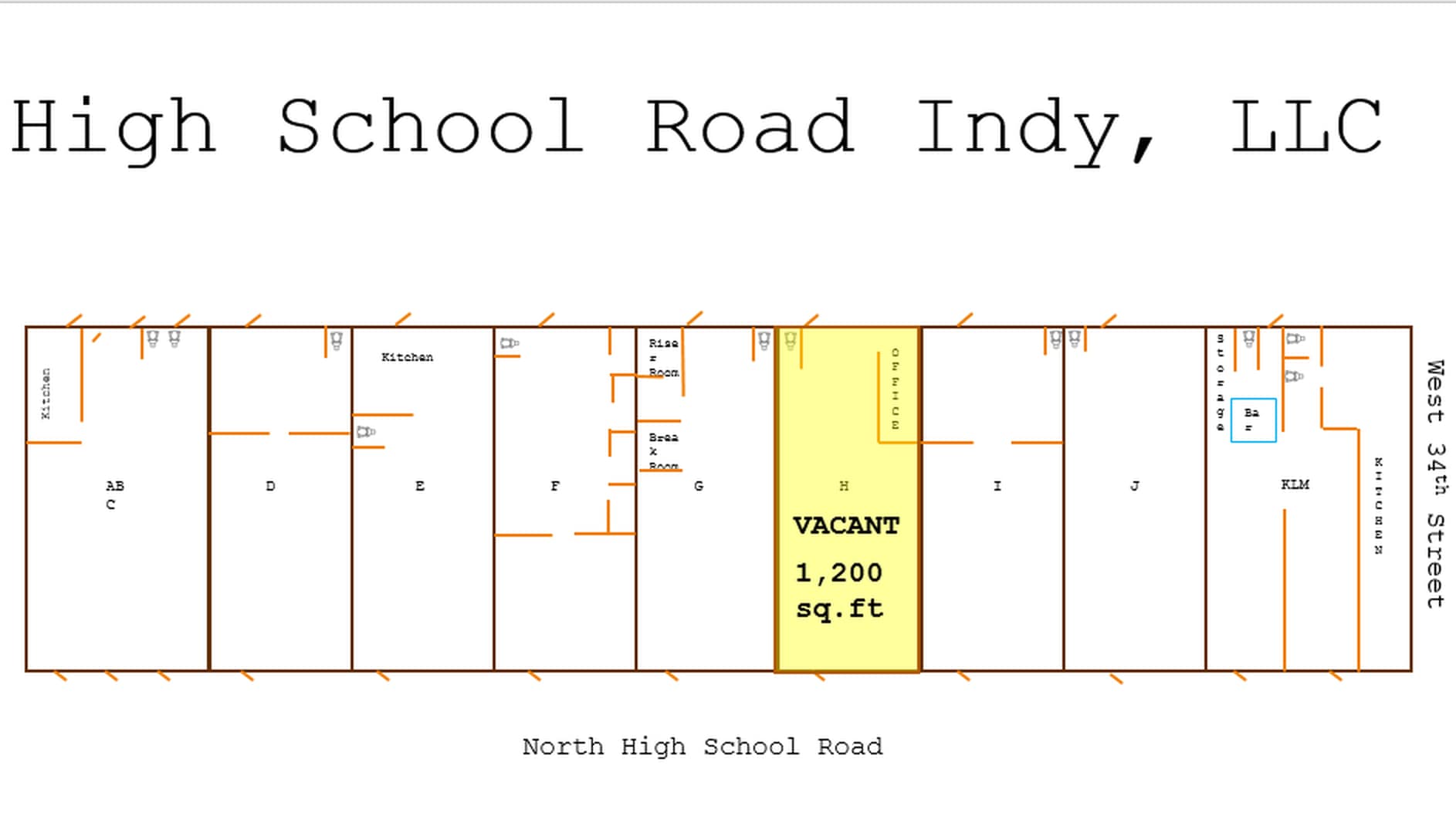 3350 N High School Rd, Indianapolis, IN for lease Floor Plan- Image 1 of 1