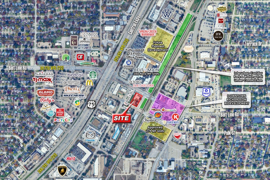 103 W Main St, Richardson, TX for sale - Aerial - Image 2 of 5