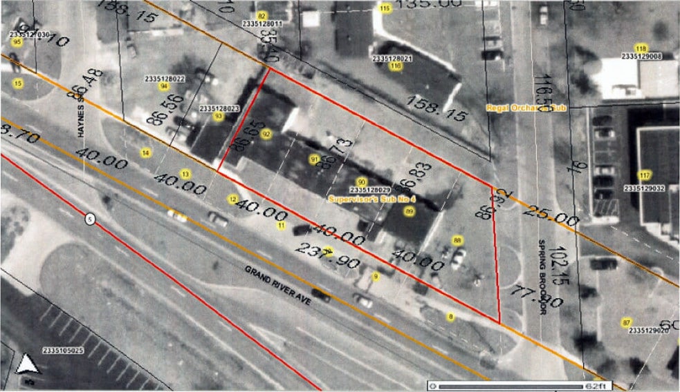 30544 Grand River Ave, Farmington Hills, MI à vendre - Plan cadastral - Image 2 de 20