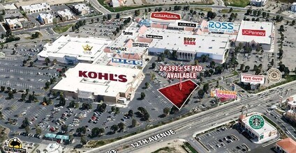 SWC 12th Ave & Lacey Blvd., Hanford, CA - AERIAL  map view