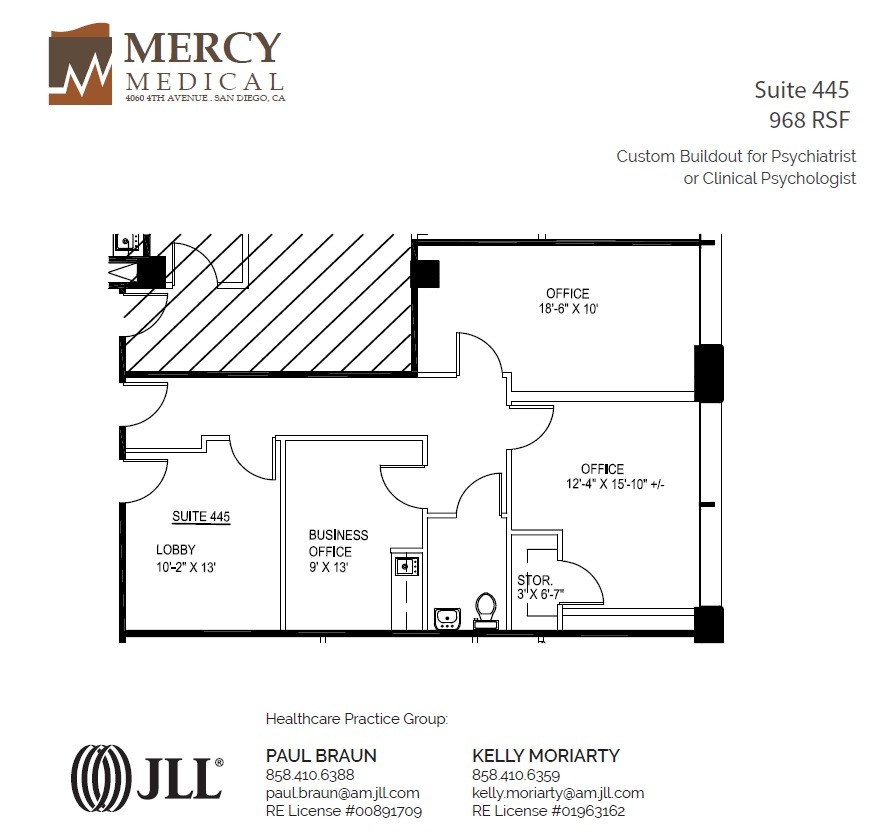 4060 4th Ave, San Diego, CA à louer Plan d  tage- Image 1 de 2