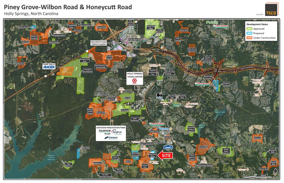 1100 Piney Grove Wilbon Rd, Holly Springs, NC à louer - Photo principale - Image 1 de 3