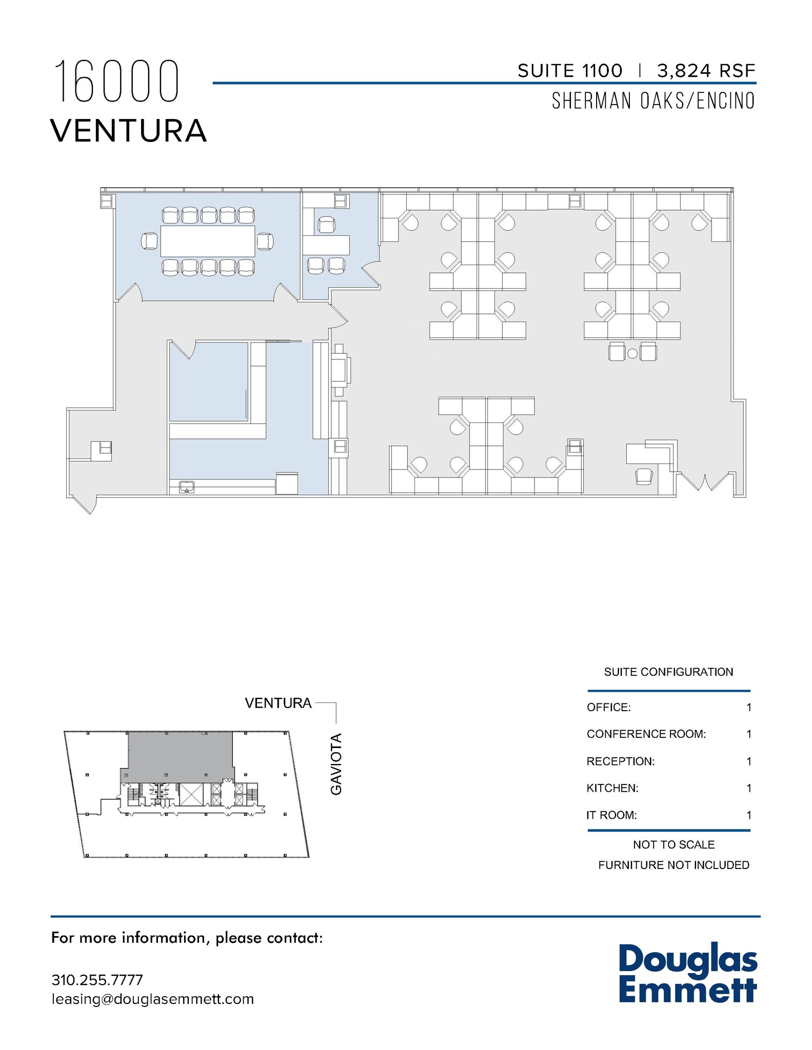 16000 Ventura Blvd, Encino, CA à louer Plan d  tage- Image 1 de 1