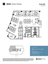 2040 Main St, Irvine, CA for lease Floor Plan- Image 1 of 5