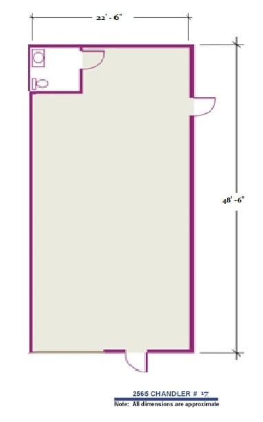 2565 E Chandler Ave, Las Vegas, NV for lease Floor Plan- Image 1 of 1