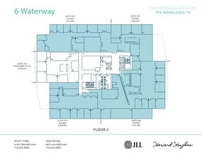 10001 Woodloch Forest Dr, The Woodlands, TX for lease Floor Plan- Image 1 of 1