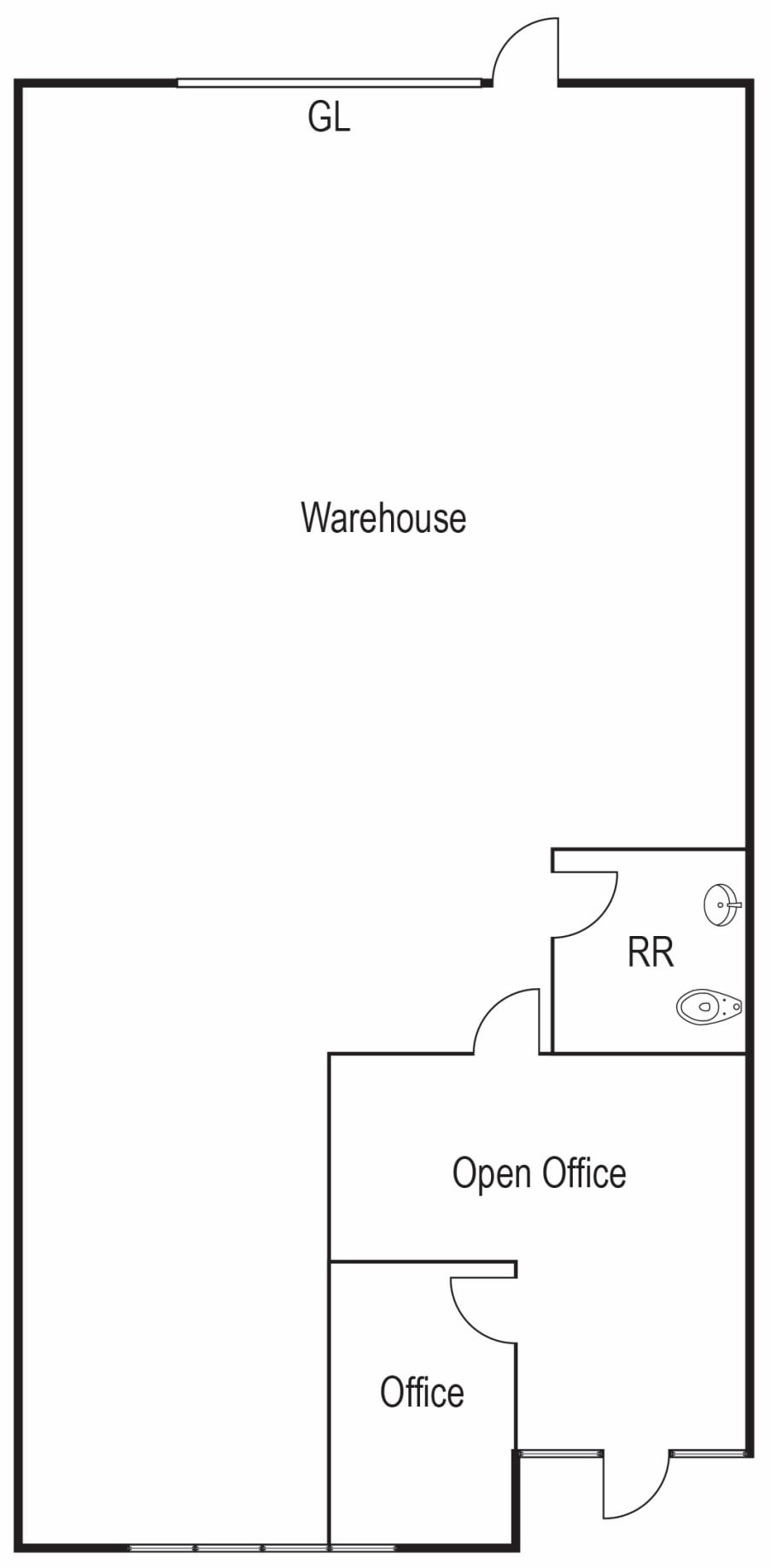14055 Kirkham Way, Poway, CA for lease Floor Plan- Image 1 of 4