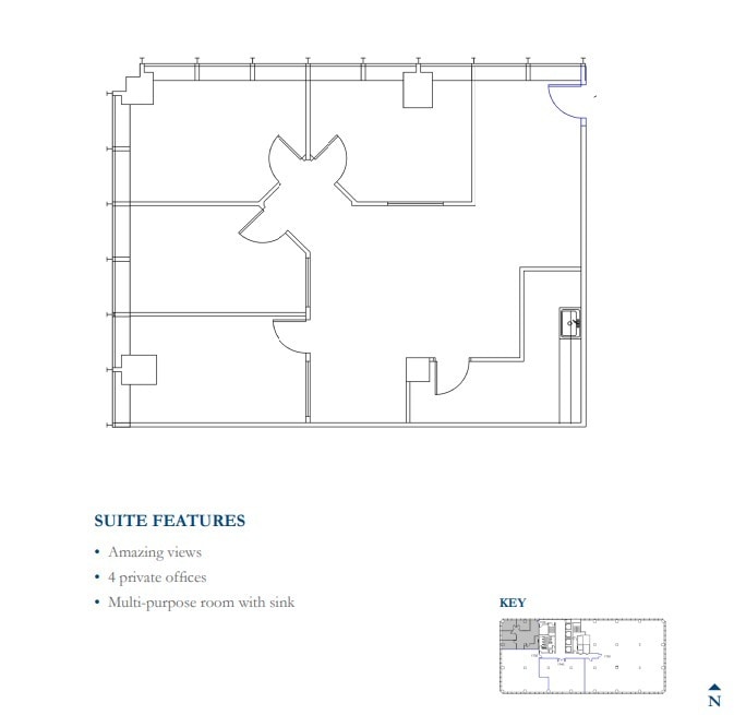 1603 Orrington Ave, Evanston, IL for lease Floor Plan- Image 1 of 1