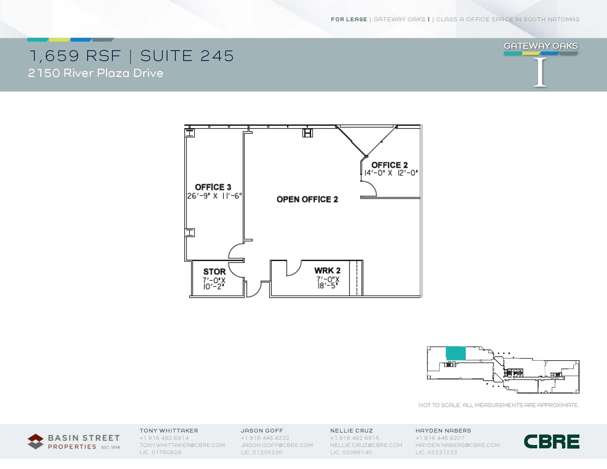 2150 River Plaza Dr, Sacramento, CA à louer Plan d’étage- Image 1 de 1