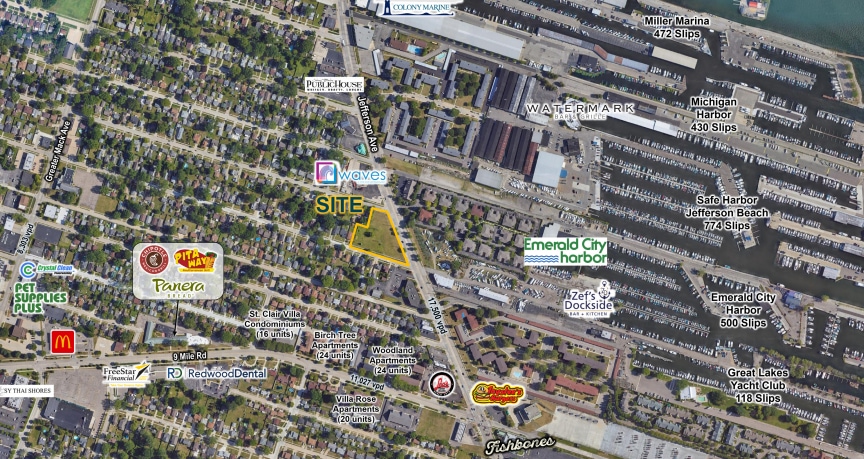 24101-24125 Jefferson Ave, Saint Clair Shores, MI for sale - Building Photo - Image 2 of 5