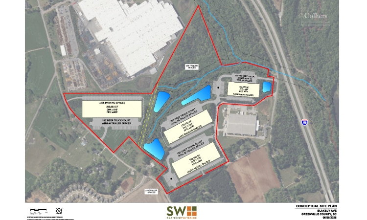 Blakely Ave, Piedmont, SC for sale - Site Plan - Image 2 of 6
