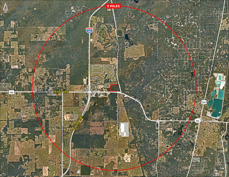 State Road 50, Brooksville, FL for sale - Aerial - Image 1 of 4