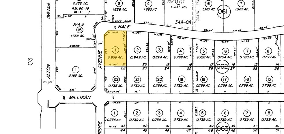 2491-2493 Du Bridge Ave, Irvine, CA for lease - Plat Map - Image 2 of 4
